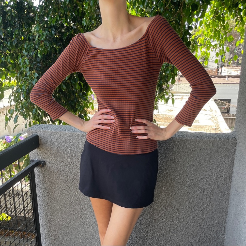 American Apparel Boat Neck Blouse